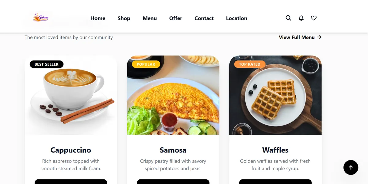 Sahan Coffee & Sweets موقع